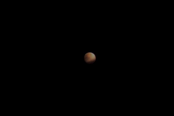 Для сравнения фотография Марса через 127-миллиметровый телескоп Celestron Nexstar 127 SLT