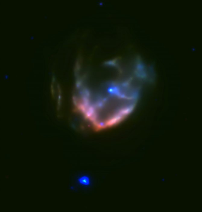 Недалеко от остатка сверхновой Kesteven 79 обнаружен магнетар (2 фото)