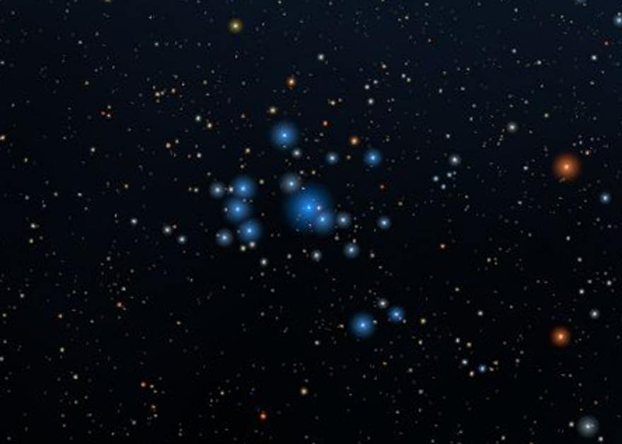 Южные Плеяды (Скопление Тета Киля, IC 2602)