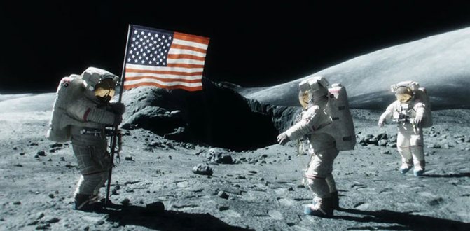 А летали ли американцы на Луну