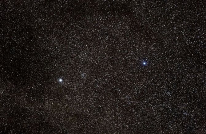 Альфа Центавра из Паранальской обсерватории