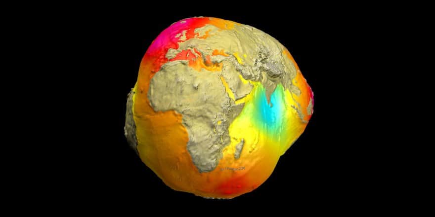 Гравитационная 3D модель Земли