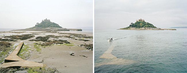 Как Луна поднимает воду