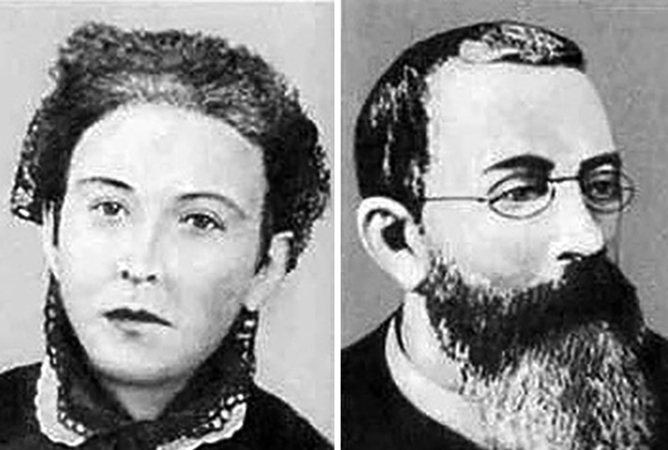 Мария Юмашева и Эдуарда Циолковский — родители Константина