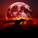 почему луна красная