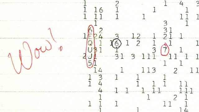 полученный в 1977 году сигнал Wow