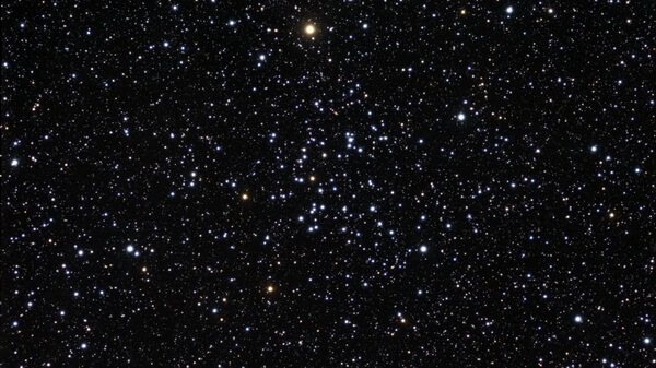 Рассеянное звёздное скопление NGC 7209 в созвездии Ящерица