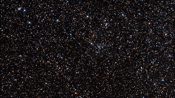 Рассеянное звёздное скопление NGC 7245 в созвездии Ящерица