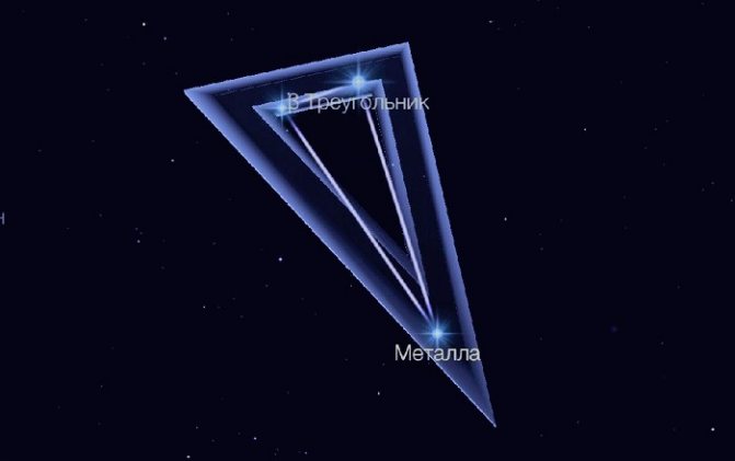Созвездие Треугольник